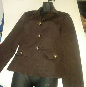 Oscar de la Rent A Size 8 Brown Jacket